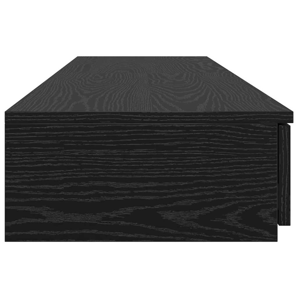 Bed Drawers Black oak 140 x 36.5 x 16.5 cm Engineered wood